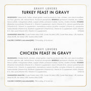Purina Fancy Feast Gravy Lovers Wet Cat Food, 3 oz Cans, 30-Pack | Variety Pack with poultry and beef grilled gourmet recipes, made with no artificial colors or preservatives