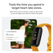 Google Fitbit Inspire 3 - Midnight Zen/Black - Small and Large Bands | Stress management, sleep tracking, 24/7 heart rate, 3-month Google Health Premium membership included, small and large bands