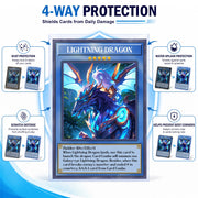 1000ct Card Sleeves for Trading Cards, Penny Soft Sleeves Clear Card Sleeve | Baseball Card Sleeves Protectors Fit for Sports Cards, Football, Game Card