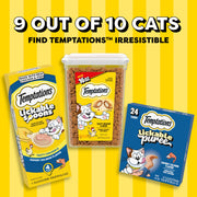 Temptations Classic Crunchy and Soft Cat Treats, Tasty Chicken, 30 oz | Under 2 calories per treat, crunchy outside & soft inside, resealable tub, 100% complete & balanced, snack, meal or topper