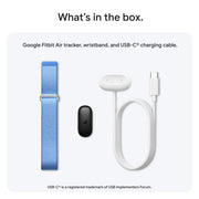 Google Fitbit Air - Screenless Activity Tracker, Obsidian | Fitness, heart rate, & sleep tracking, personalized AI-powered coaching, up to 7 days’ battery life, works with iOS & Android
