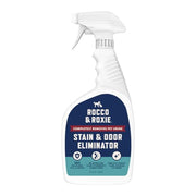 Rocco & Roxie Enzyme Stain & Odor Eliminator, 32 Fl Oz | Bio-enzymatic urine destroyer; CRI Certified Safe; made in USA; for carpets, bedding, litter boxes, crates & cars