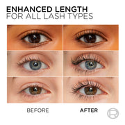 L’Oreal Paris Original Telescopic Mascara, Lengthening, Blackest Black | Extreme Lengthening Mascara For Lash By Lash Separation, Clump-Free, Smooth Formula, Up to 24HR Wear