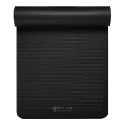 Gaiam Thick Yoga Mat, Exercise & Fitness Mat with Easy-Cinch Carrying Strap | Non-Slip NBR Foam | Joint Cushioning | Yoga, Pilates, Fitness & Floor Workouts | 72"L x 24"W