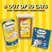 Temptations Classic Crunchy and Soft Cat Treats, Tasty Chicken, 30 oz | Under 2 calories per treat, crunchy outside & soft inside, resealable tub, 100% complete & balanced, snack, meal or topper