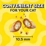 Temptations MixUps Crunchy and Soft Cat Treats, Catnip Fever, 16 oz | Chicken, catnip & cheese flavor, crunchy outside, soft inside, under 2 cal/treat, 100% complete & balanced, resealable tub