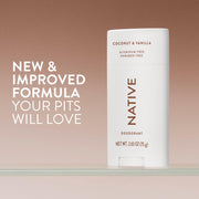 Native Deodorant Contains Naturally Derived Ingredients, 72 Hour Odor Control | Deodorant for Women and Men, Aluminum Free with Baking Soda, Coconut Oil and Shea Butter | Coconut & Vanilla
