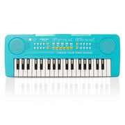 Keyboard Piano for Kids, BIGFUN 37 Keys Toddler Piano Instrument Toy, Blue | Kids Electronic Multifunction Music Educational Keyboard Toy for 3-7 Year Old Girls and Boys