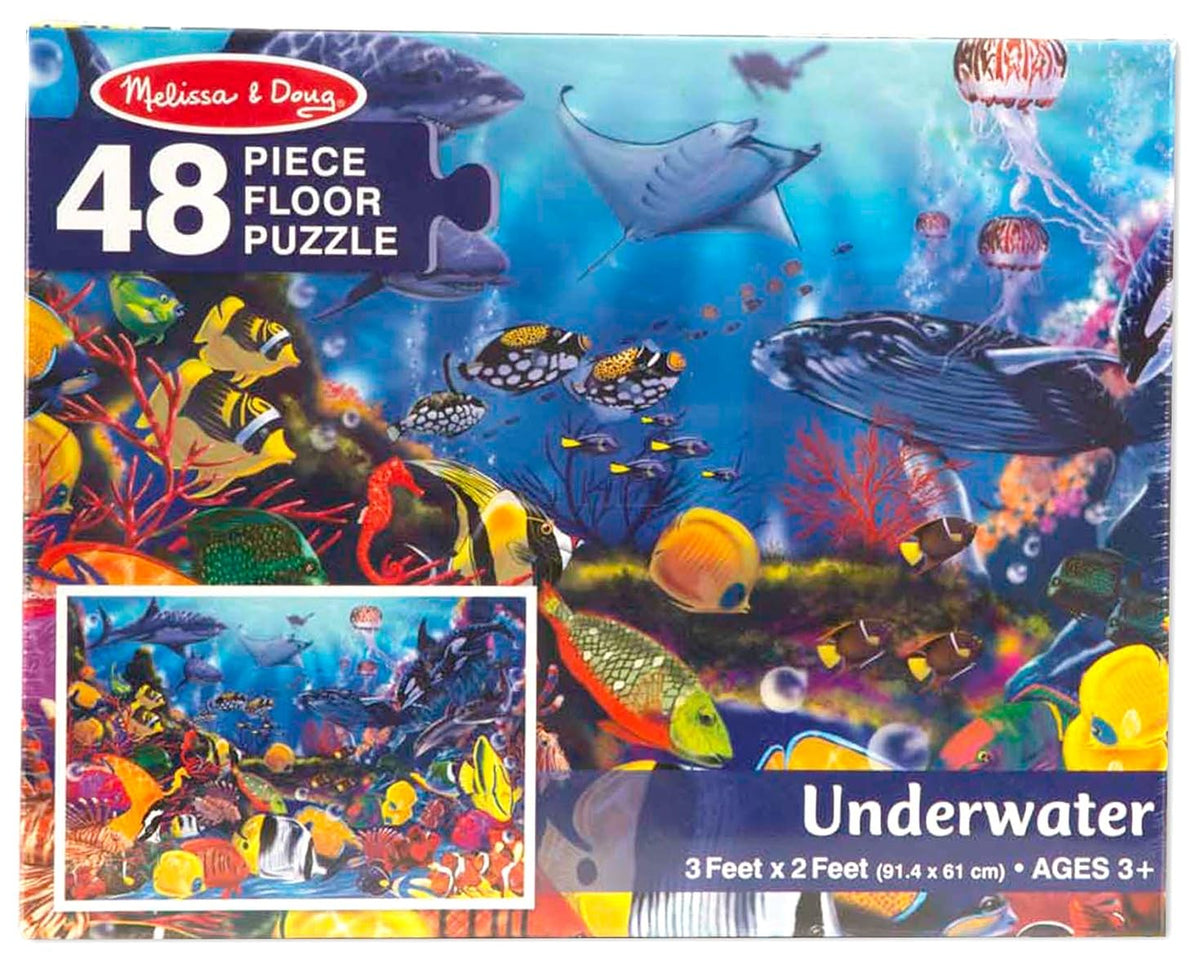 Melissa & Doug Underwater Floor Puzzle - 48 Pieces