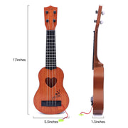 YEZI Toy Classical Ukulele Guitar Musical Instrument for Boys Girls | Mini Guitar Toy with Pick, Educational Musical Instrument for Preschool Boys Girls, Early Learning Music Toy for Ages 3+