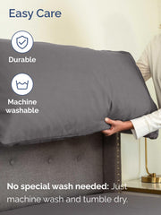 CGK Extra Deep Queen Sheet Set - 6pc Cooling Sheets - Grey | Hotel Luxury Bed Sheets Set, Easy & Secure Fit, Ultra-Soft, Wrinkle & Fade Free, Comfy Sheets Set with Extra Deep Pockets