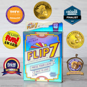 USAOPOLY Flip 7 Card Game, The Ultimate Blend of Press Your Luck Strategy | Fast-Paced Addictive Card Game, Quick to Learn & Easy to Teach, 3+ Players, Ages 8+