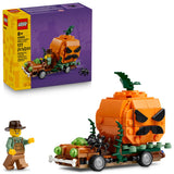 LEGO Jack-O'-Lantern Pickup Truck 40822 | Building Toys for Boys & Girls, Ages 8+, Halloween Decor & Craft, 177 pieces, Gift for Kids
