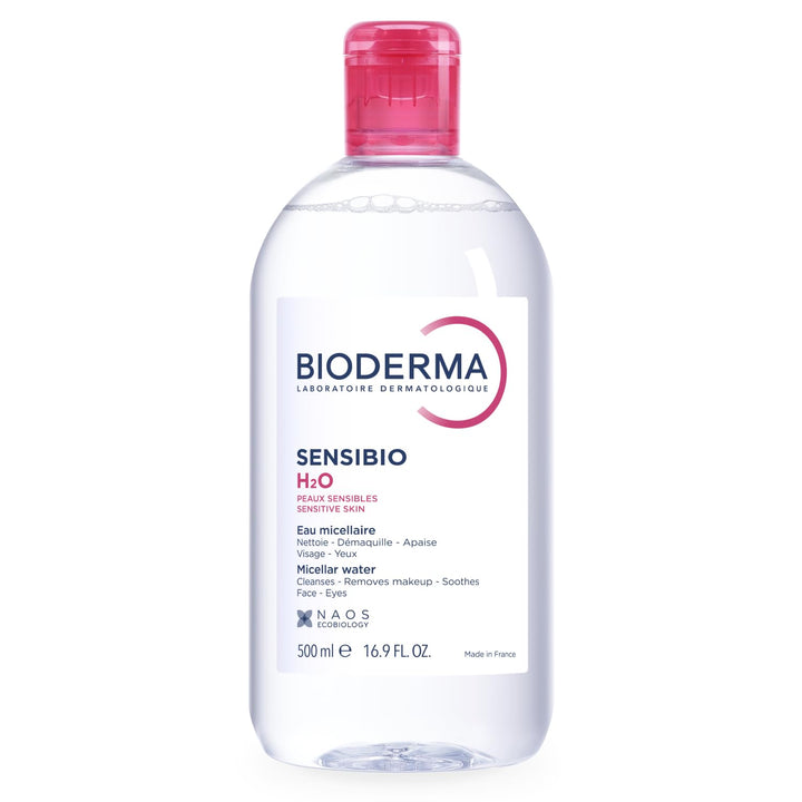 Bioderma - Sensibio - H2O Micellar Water - Makeup Remover Cleanser - Face Cleanser for Sensitive Skin