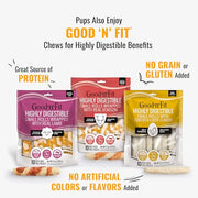 Good 'n' Fun Kabobs Long-Lasting Dog Treat Made With Real Protein, 24 oz | Premium Chicken, Pork and Beef Hide Chew, Supports Dental Health and Mental Stimulation, For Adult Dogs
