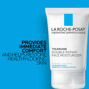 La Roche-Posay Toleriane Double Repair Face Moisturizer | Daily face cream with glycerin, niacinamide and ceramide for all skin types. Oil free and fragrance free.