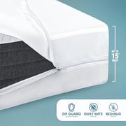 Utopia Bedding Waterproof Mattress Protector Queen Size, Zippered Mattress Encasement Bed Bug and Dust Mite Proof, Absorbent Six-Sided Mattress Cover