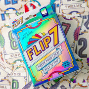 USAOPOLY Flip 7 Card Game, The Ultimate Blend of Press Your Luck Strategy | Fast-Paced Addictive Card Game, Quick to Learn & Easy to Teach, 3+ Players, Ages 8+