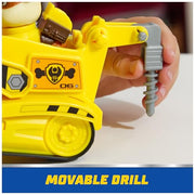 Paw Patrol, Rubble’s Bulldozer Toy Truck with Collectible Action Figure | Action Rescue Vehicle, Rolling Wheels, Rubble Action Figure, Imaginative Pretend Play, Kids Toys for Boys & Girls Ages 3 & Up