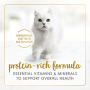 Purina Fancy Feast Seafood Classic Pate Variety Pack, 3 oz Cans, 30-Pack | Grain free wet cat food made with no artificial colors or preservatives, 100 percent complete and balanced
