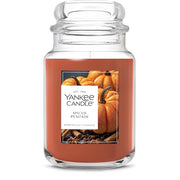 Yankee Candle Spiced Pumpkin Scented Candle, 22oz Large Jar | Up to 150 Hour Burn Time, Room Filling Fragrance, Long-Lasting Scent, Premium Plant Wax Blend, Consistent Burn, Giftable