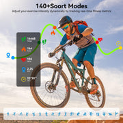 Smart Watch for Men Women, 1.83" HD Touch Screen with Bluetooth Call, IP68 Waterproof, 140+ Sport Modes, Fitness Tracker with Heart Rate & Sleep Monitor, Pedometer, Compatible with Android iPhone