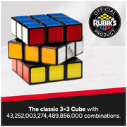 Rubik's Cube The Original 3x3 Puzzle Cube & Brain Teaser Fidget Toy | The World's Best-Known Puzzle, An Iconic STEM Toy That Enhances Spatial Awareness & Algorithmic Thinking Skills, Ages 8+