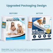 100% Waterproof Twin Size Mattress Protector, Noiseless Mattress Cover | Deep Pockets Fits 15" Mattresses, Soft & Breathable Mattress Pad, Machine Washable For Home & Hotel by Utopia Bedding