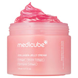 medicube Jelly Cream with Collagen & Niacinamide, 3.71 fl.oz | Freeze-Dried Hydrolyzed Collagen for Skin Barrier Hydration & 24H Glow - Plumper, Firmer looking skin, 3.71 fl.oz