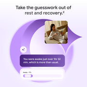 Google Fitbit Air - Screenless Activity Tracker, Obsidian | Fitness, heart rate, & sleep tracking, personalized AI-powered coaching, up to 7 days’ battery life, works with iOS & Android