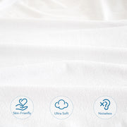Queen Size Mattress Protector Waterproof,Absorbent Fitted Sheet | up to 18" Deep Pocket,Mattress Cover Queen Size Bed Sheets,Terry Machine Wash Protection Mattress Protector