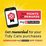 Purina Tidy Cats Free and Clean Unscented Clumping Cat Litter, 38 lb Box | Activated charcoal delivers lasting odor control, made without fragrances or dye, clumping