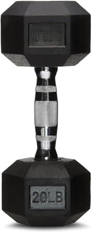 Amazon Basics Rubber Hex Dumbbell Hand Weight