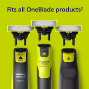 Philips Norelco OneBlade 360 Replacement Blades, 3 Pack | Genuine OneBlade 360 Blades, Stainless Steel, 360 Flex, Trim Edge and Shave, Up to 12-Month Supply, QP430/80