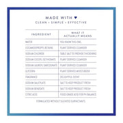 Native Clean Body Wash, Gentle & pH-balanced for Sensitive Skin, 24-Hr Freshness for Women & Men, Vegan & Cruelty-Free, Free of Sulfates, Parabens & Phthalates, Coconut & Vanilla, 36 oz