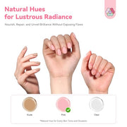 SAVILAND Nail Strengthener and Growth for Weak & Thin Nails, Sheer Pink