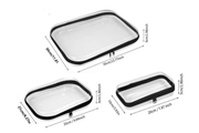 Double Zippered Hard Pouch