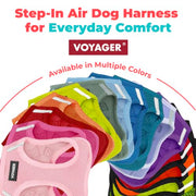 Voyager Step-in Air Dog Vest Harness - Moss Green, Small | 14.5-16" in Chest, Reflective Bands, All Weather Breathable Air Mesh, Cats Compatible, Lightweight, Fast Drying