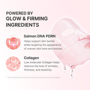 medicube Jelly Gel Mask with Salmon DNA PDRN Pink Collagen, Plump & Hydrate | Overnight Face Mask for Glass Glow Skin - Hydration, Firming, Moisturizing & Elasticity Care, Korean Skincare, 28g x 4ea