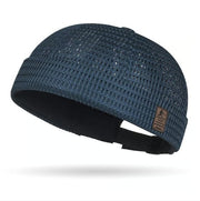 mens breathable brimless hat