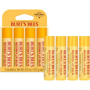 Burt's Bees 100% Natural Moisturizing Lip Balm (Original Beeswax) | Lip Moisturizer with Beeswax, Tint-Free, 100 Percent Natural Origin Conditioning Treatment, Easy to Take Anywhere