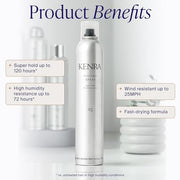 Kenra Professional Volume Spray 25 | Super Hold Finishing & Styling Hairspray | Flake-free & Fast-drying | Wind & Humidity Resistance | All Hair Types