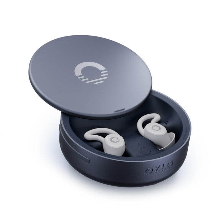 Ozlo Sleepbuds® 2 - Sleep Earbuds, Snoring & Noise Masking Headphones | All-Night Side-Sleeper Comfort, Ultra Small Fit, 14-hr Battery, 50+ Sleep Sounds, In-Ear Alarm, Smart Case Sleep Insights