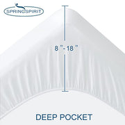 Queen Size Mattress Protector Waterproof,Absorbent Fitted Sheet | up to 18" Deep Pocket,Mattress Cover Queen Size Bed Sheets,Terry Machine Wash Protection Mattress Protector