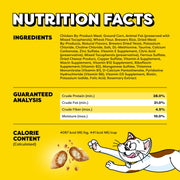 Temptations Classic Crunchy and Soft Cat Treats, Tasty Chicken, 30 oz | Under 2 calories per treat, crunchy outside & soft inside, resealable tub, 100% complete & balanced, snack, meal or topper