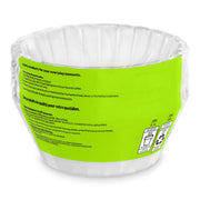 Amazon Basics Basket Coffee Filters for 8-12 Cup Coffee Makers, White, 200 Count, Packaging May Vary