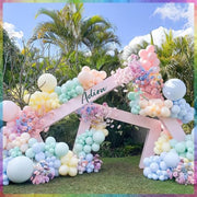 PartyWoo Pastel Balloons 100pcs Pastel Rainbow Balloons 12 Inch | Baby Shower Gender Reveal Engagement Bachelorette Easter Bridal Anniversary Retirement Party Decorations