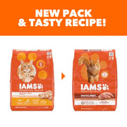 IAMS Proactive Health Healthy Adult Dry Cat Food, Chicken, 22 lb | Veterinarian-recommended, Real chicken #1 ingredient, chicken & egg protein, wholesome grains for energy, supports muscles