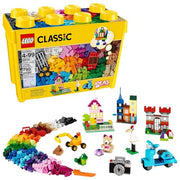 LEGO Classic Large Creative Brick Box 10698 | Building Toys for Boys & Girls, Ages 4-99, Develops Fine Motor Skills, W/ Storage Bin, 790 Pieces, Gift for Birthdays