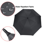 G4Free 47/54/62/68/72 Inch Golf Umbrella Windproof Auto Open Large Umbrella | Oversized Stick Umbrella, Extra Large, Vented Double Canopy, Waterproof 210T Pongee Fabric, Fiberglass Frame, EVA Foam Handle